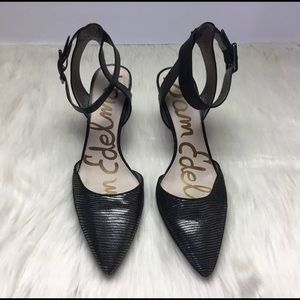 Sam Edelman Okala Ankle Strap Pointed Toe Heels